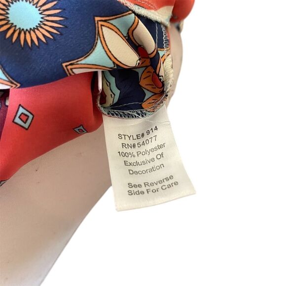 CAbi Women's Multicolor Paisley Patchwork Kimono Size M 3/4 Sleeve - Picture 5 of 6